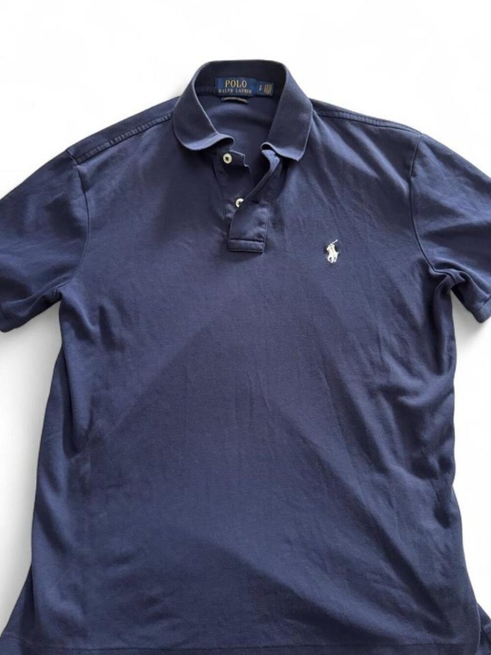 Polo Ralph Lauren Pima Soft Touch Polo Shirt Men's Size S Pima Cotton Navy Blue